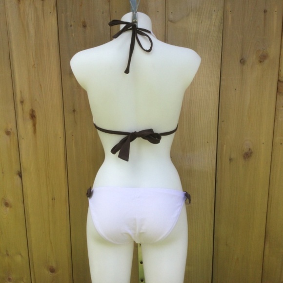 Garage cream white tropical bikini size M/L - Picture 4 of 7